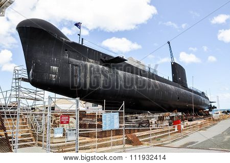 HMAS OVENS Naval Vessel: Fremantle, Western Australia