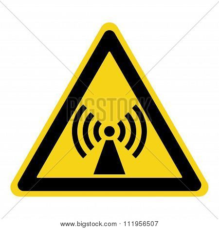 Non Ionized Radiation Sign