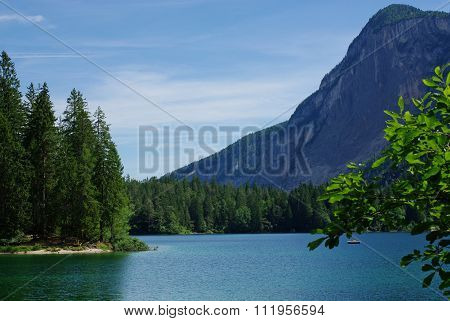 Mountain Lake In Summer
