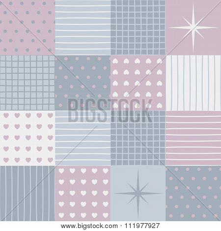 Sensual patchwork for a Valentines Day