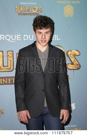 LOS ANGELES - DEC 09:  Nolan Gould at the Cirque Du Soleil's 