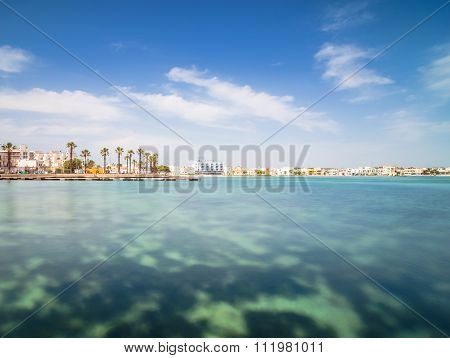 Porto Cesareo Coastline In Ionian Coast, Italy