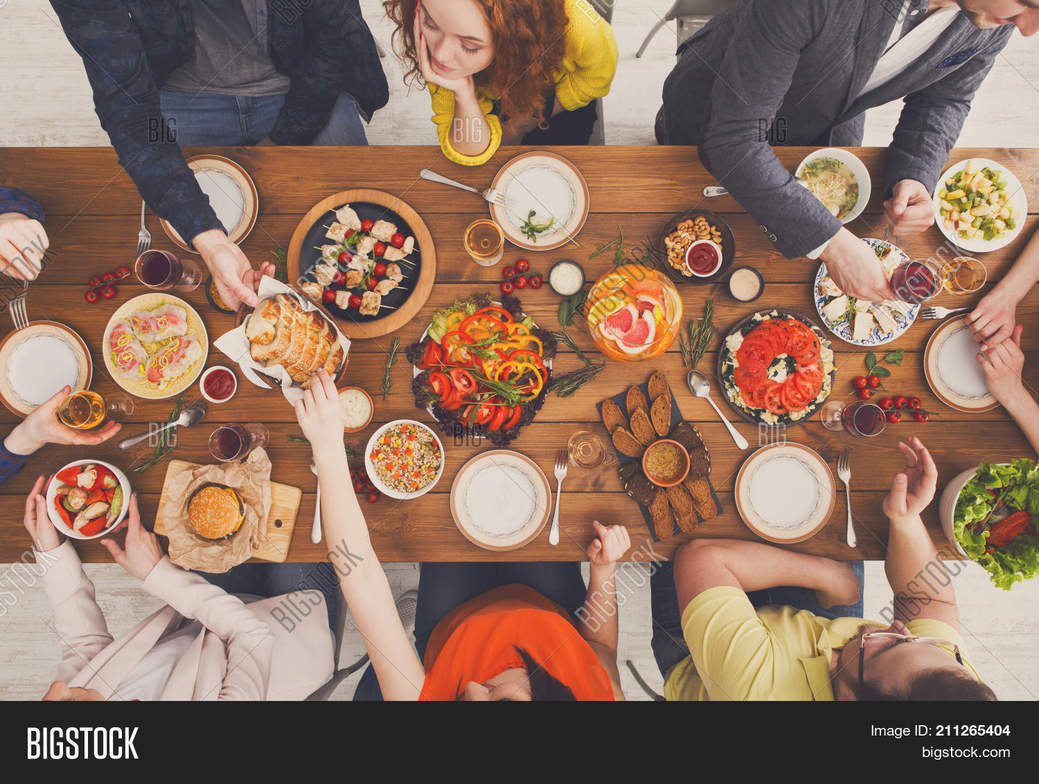 People Eat Healthy Image Photo Free Trial Bigstock