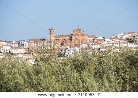 San Mateo Church Baños De La Encina Village Jaen Province Spain