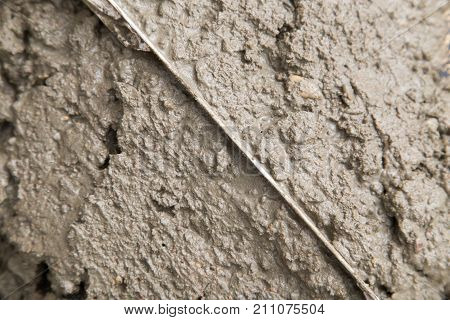 Background of the fresh cement solution . Photo of an abstract texture