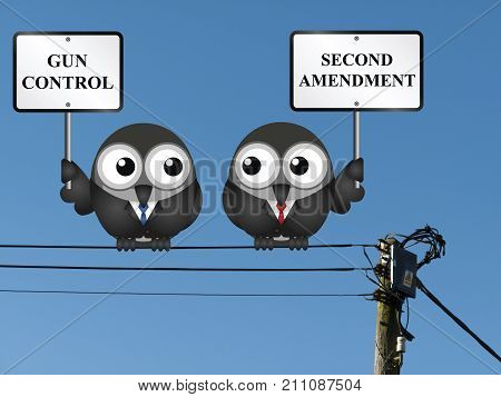 Gun control verses the USA second amendment and the right to keep and bear arms