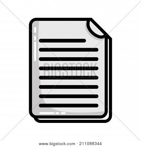 grayscale business document information to corporate informtion vector illustration
