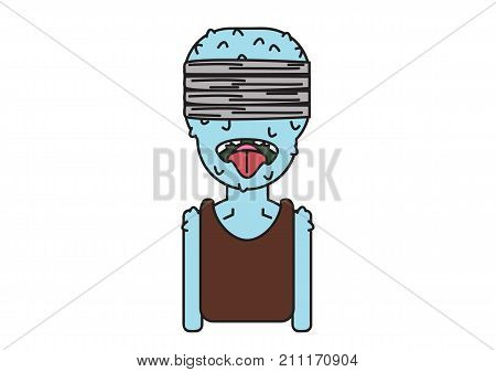 Vector, Illustration or Design Character of Zombie