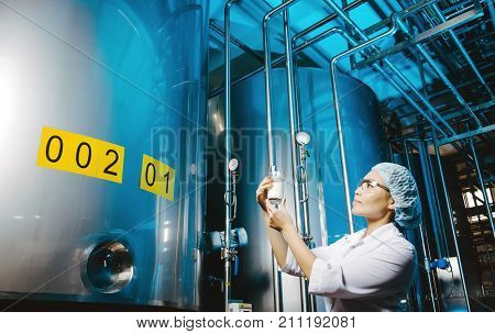 milk factory production industrial worker machinery technology