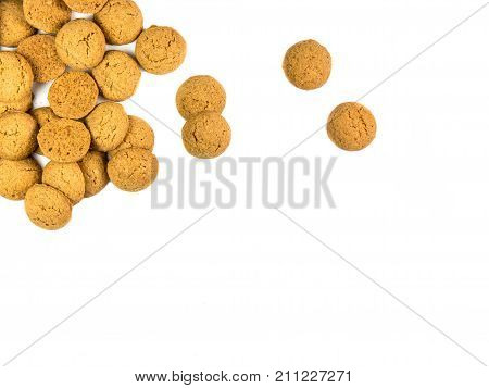 Bunch Of Scattered Pepernoten Cookies