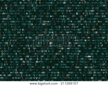 Program Code Shimmering Colorful Bakcground.