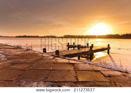 Orange Colored Sunrise