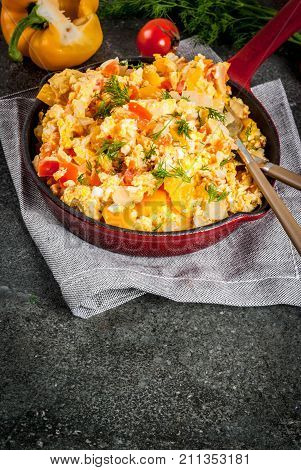Revoltillo De Huevos, Scrambled Eggs A La Dominicana