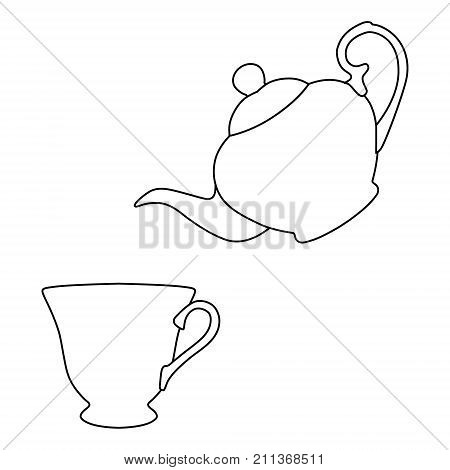 Teapot Silhouette Vector