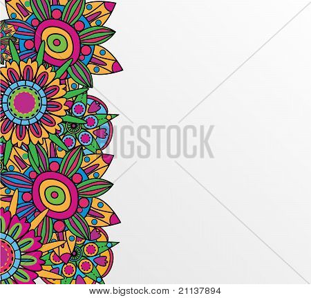 Floral abstrato