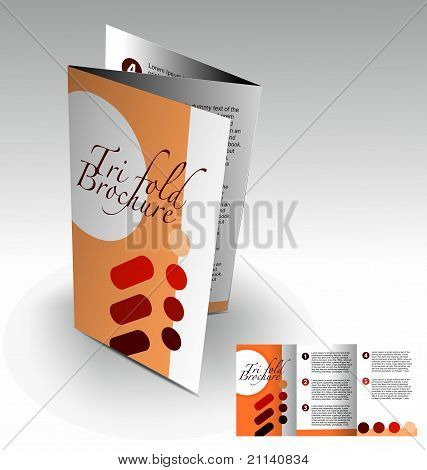 Trippelvikt broschyr Design