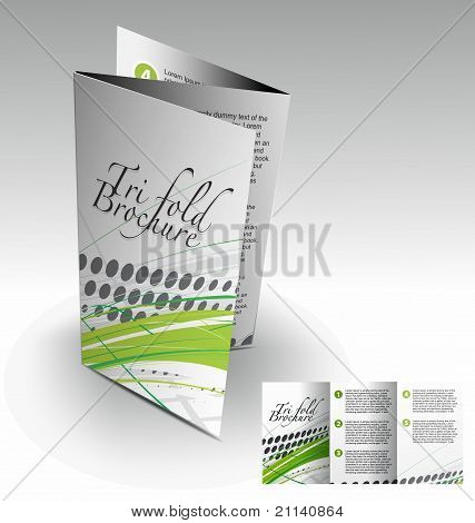 Trippelvikt broschyr Design