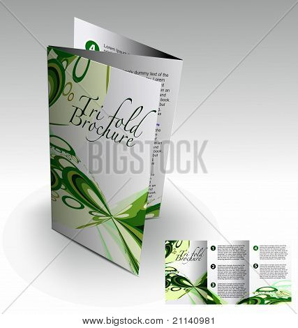 Trippelvikt broschyr Design