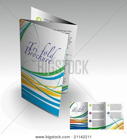 Trippelvikt broschyr Design