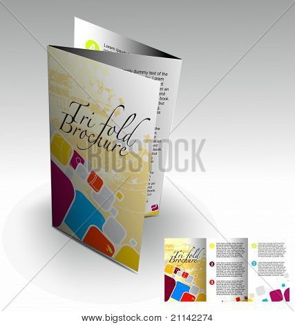 Trippelvikt broschyr Design