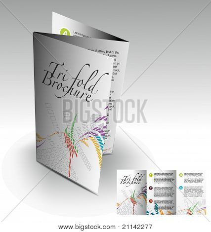 Trippelvikt broschyr Design