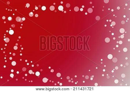 red and white bokeh background with copy space for text happy birthday Valentine's Day Christmas festival frame concept