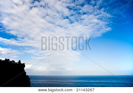 Bali tempel ved solopgang i Uluwatu