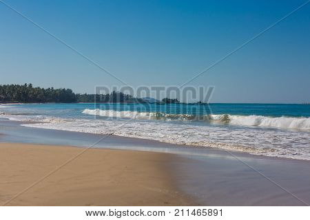 Ngapali Beach near Thandwe at Rakhine state in Myanmar (Burma)