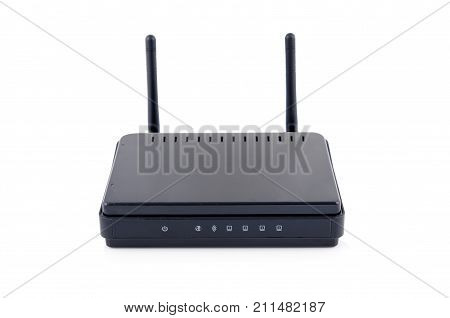 Wireless Wi-fi Router Isolated On White