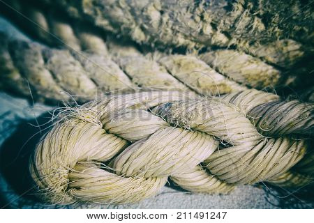 The Concept Of Navigation Whit Vassel Rope