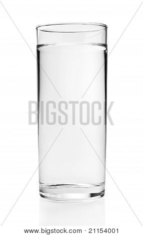 Vetro con acqua