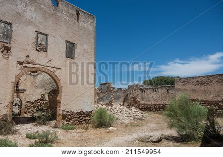The Ruins Of Dar Caid Hadji Fortified Town Near Essaouira, Morocco