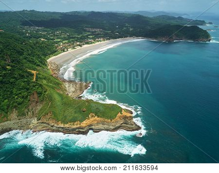 Panoramic view of mukul resort in Nicaragua