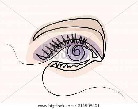 Woman Eye Make Up