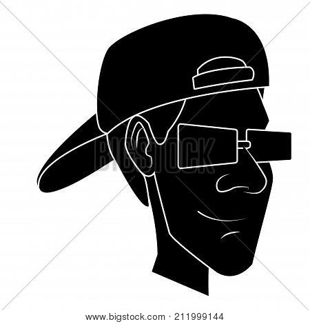 Adult Man Face Cartoon