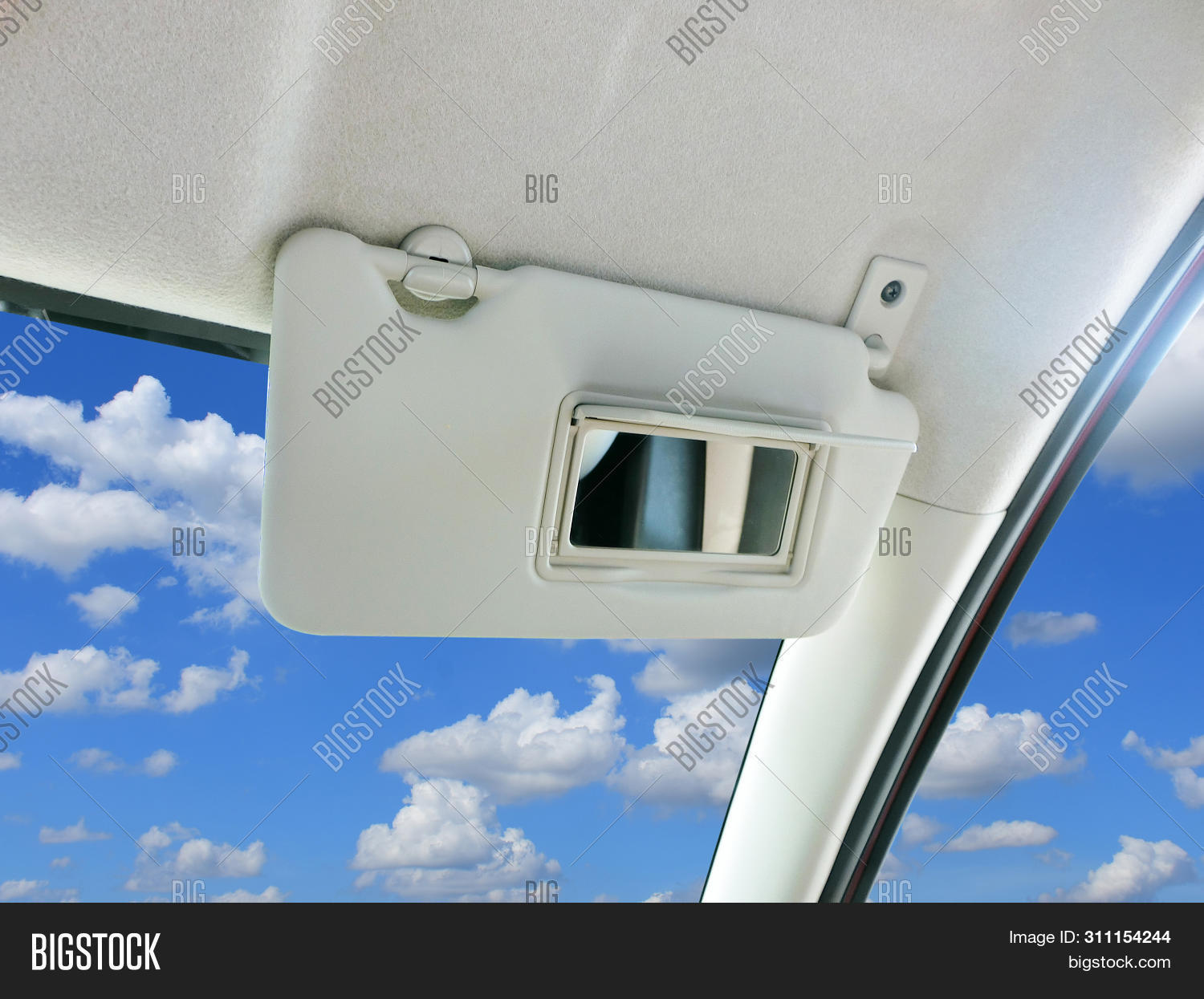 Car Sun Visor Mirror Image & Photo (Free Trial) Bigstock