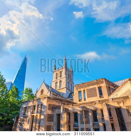 Architecture Of Southwark Cathedral In London, Uk