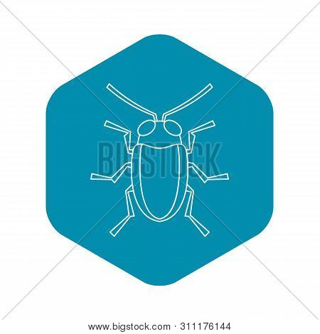 Cereal Leaf Beetle Icon. Outline Illustration Of Cereal Leaf Beetle Icon For Web