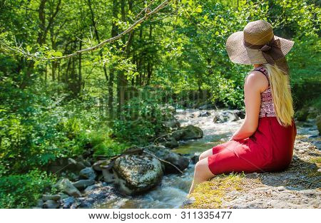 Park Borjomi. Travel In Georgia. Selective Focus.