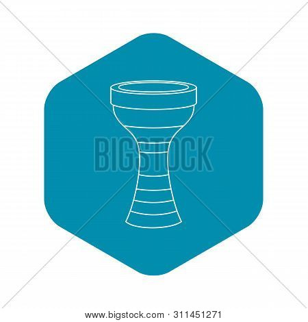 Darbuka, Musical Instrument Icon. Outline Illustration Of Darbuka, Musical Instrument Icon For Web