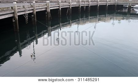 Ladders At Woolloomooloo Wharf