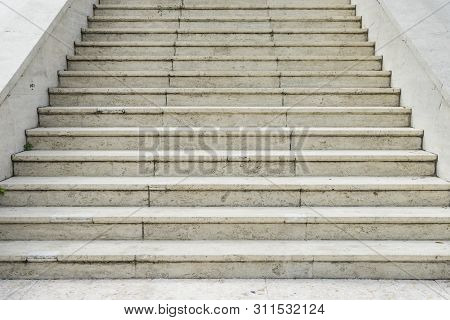 Walkway Stairs Outdoor And Background Photo Stock