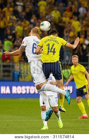Rostov-on-don, Russia - July 13, 2019: Eldor Shomurodov Of Fc Rostov Vies For The Ball During The Ru
