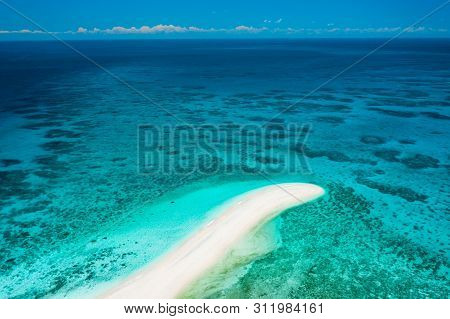 A Perfect Sandbar Beach With No People