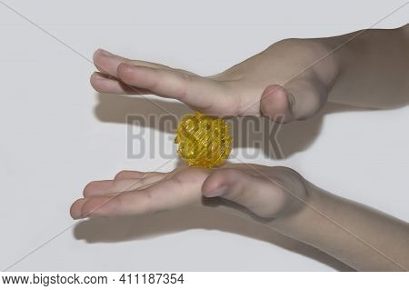An Example Of An Exercise For The Development Of Fine Motor Skills Of The Hands Of A Child With Deve