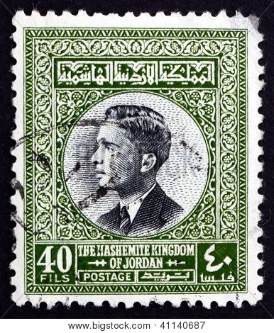 Postage stamp Jordan 1959 Hussein, King of Jordan