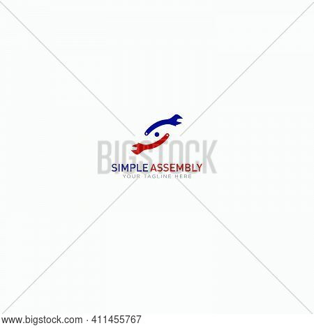 Simple Assembly With Equipment And Like Letter S