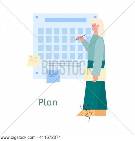 Concept Of Devops With Project Manager Planning Process Of Software Development And Operative Work T