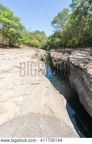 Panama, Gualaca February 2, A Few Steps From The Town The Esti Creek Passes Through This Mini Canyon