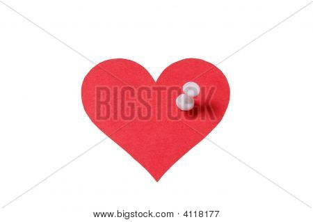 Herz mit pin